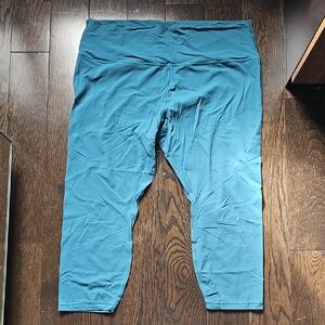 Athleta Ocean Blue Transcend 7/8 Leggings